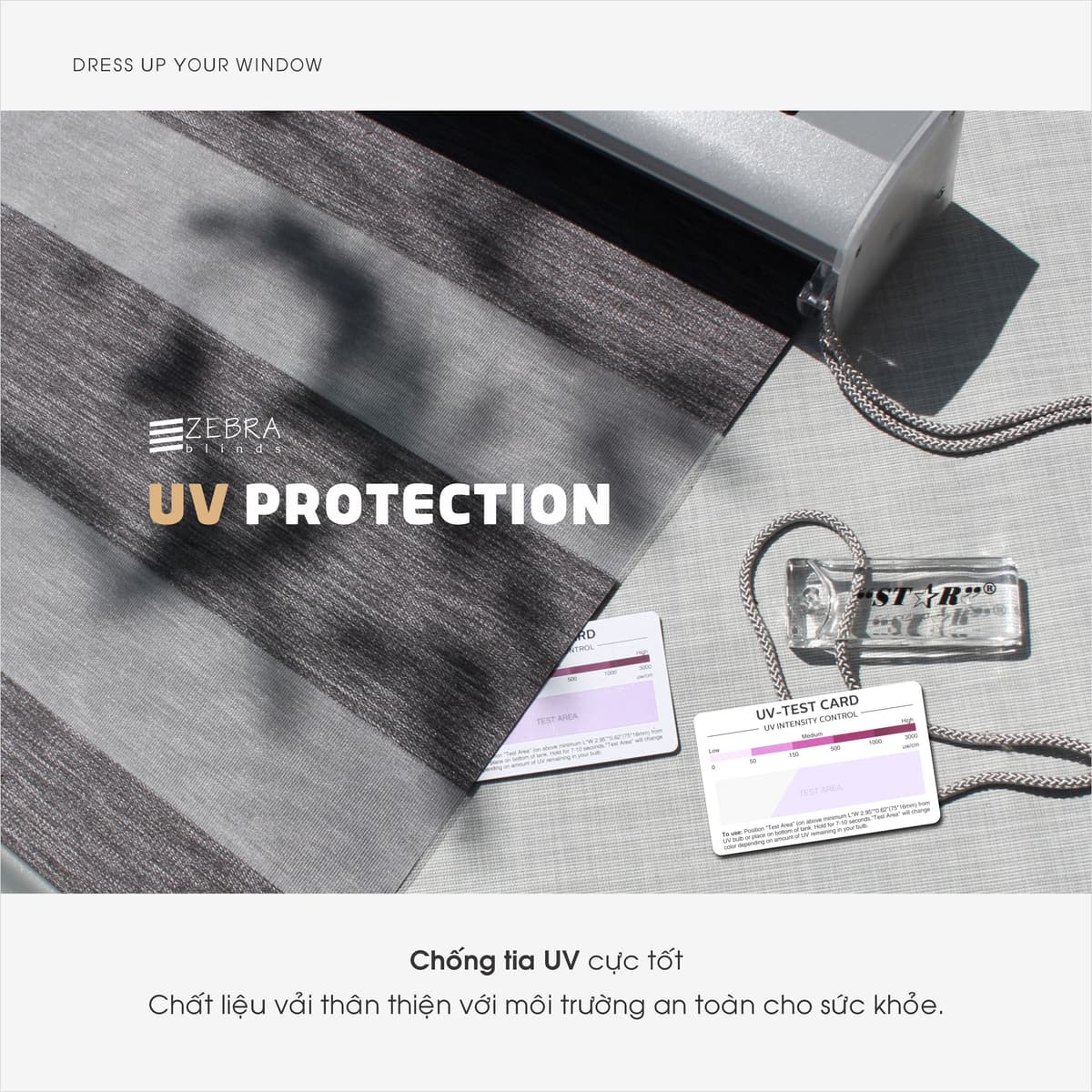 Ngăn tia UV gây hại