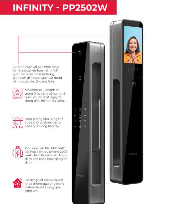 Khóa điện tử - Häfele