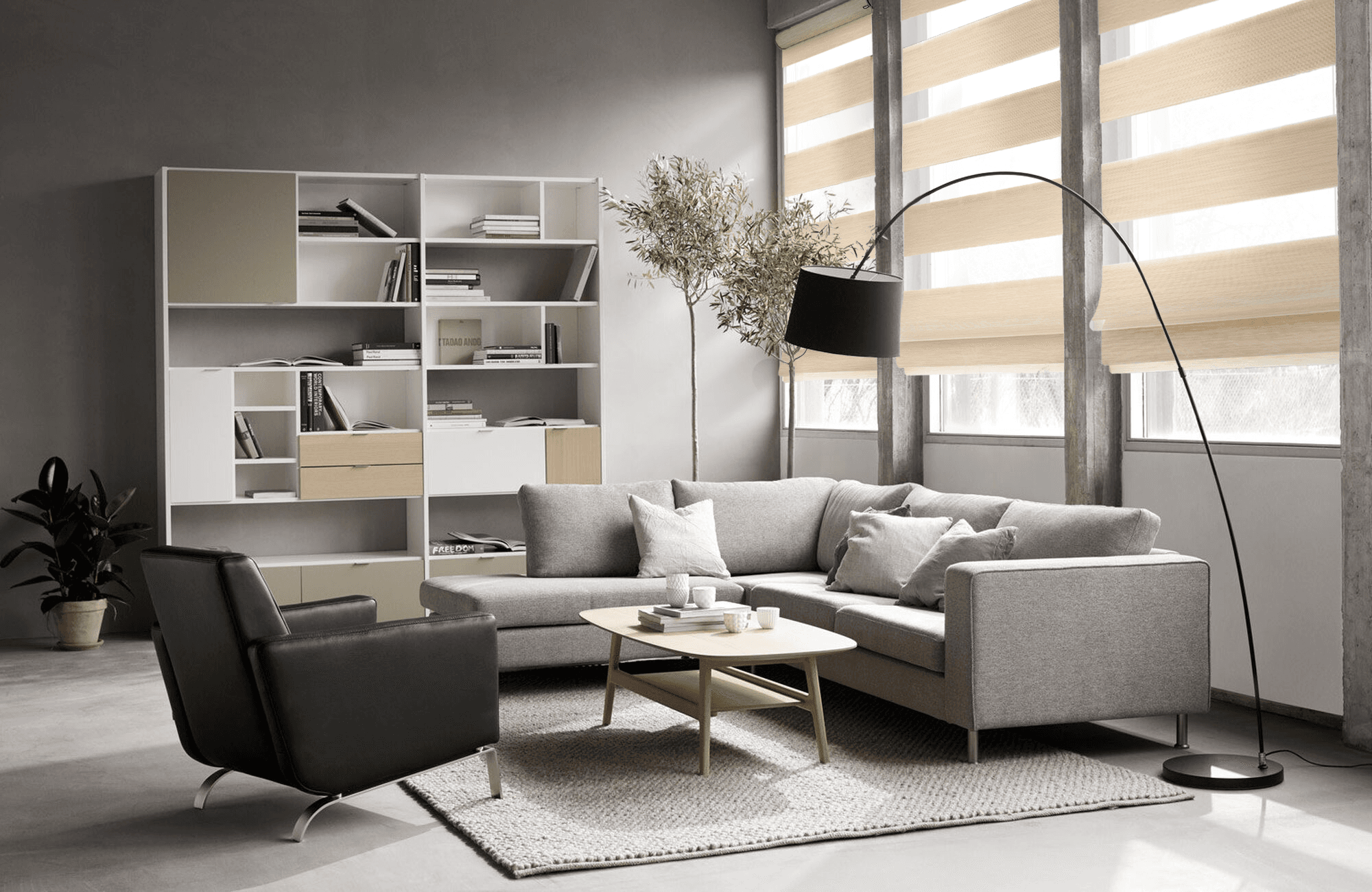 Màn cầu vồng Roman - Modero