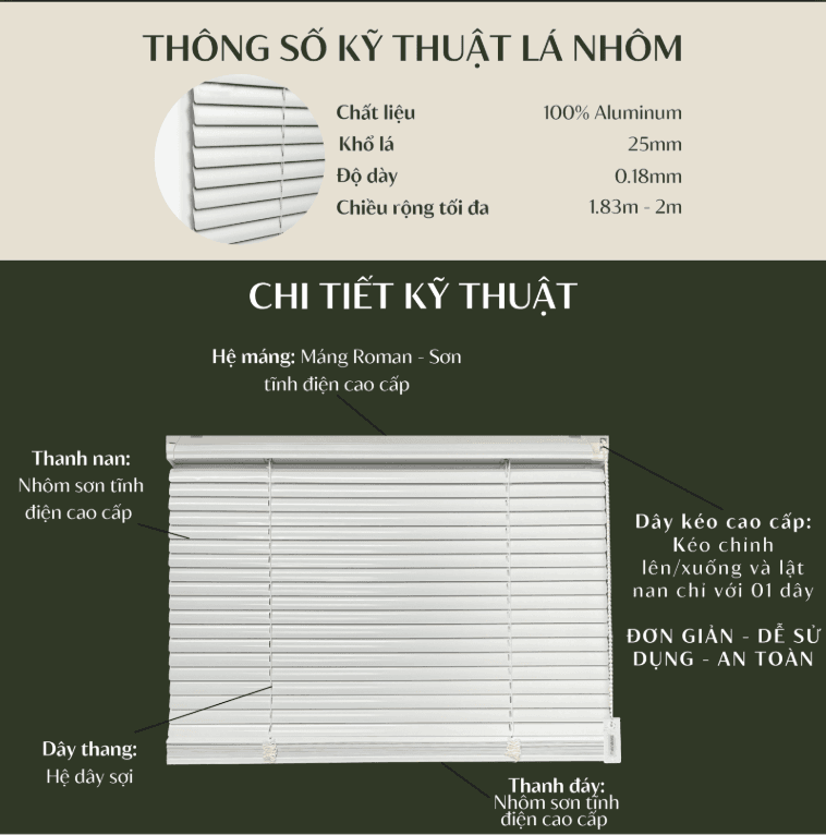 Màn sáo nhôm - Sankaku