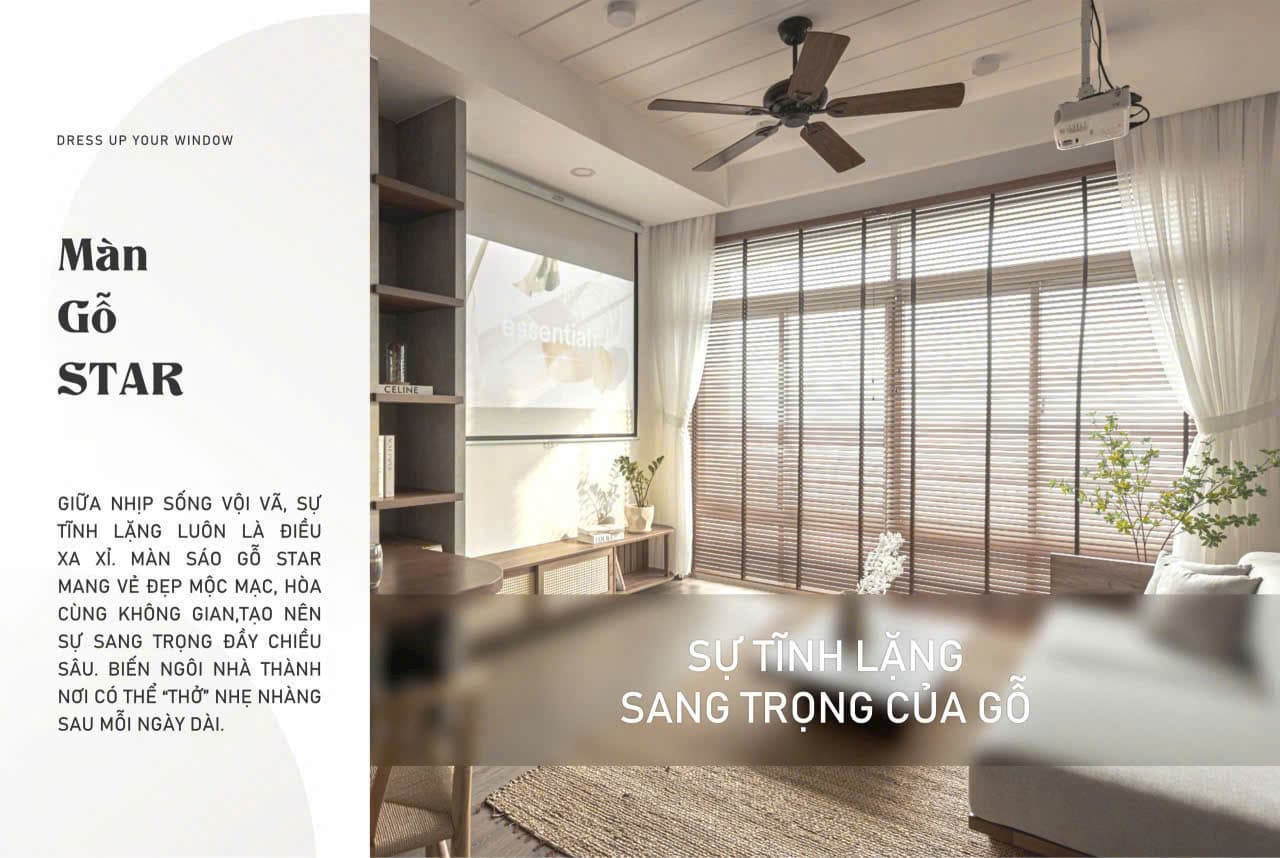 Màn sáo gỗ - StarBlinds