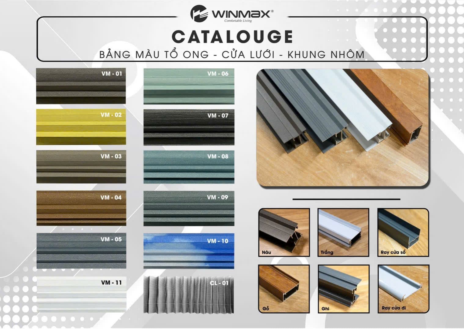 Rèm tổ ong & Lưới chống muỗi - Windsun